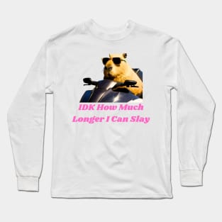 Idk How Much Longer I Can Slay Long Sleeve T-Shirt